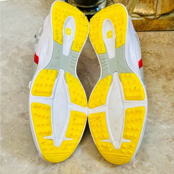 EUC! Footjoy Fuel Womens 6.5M Spikeless Golf Shoes Sneakers Grey/Pink Leather. - Picture 6 of 10